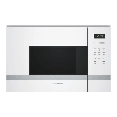 Siemens BF525LMW0 User manual