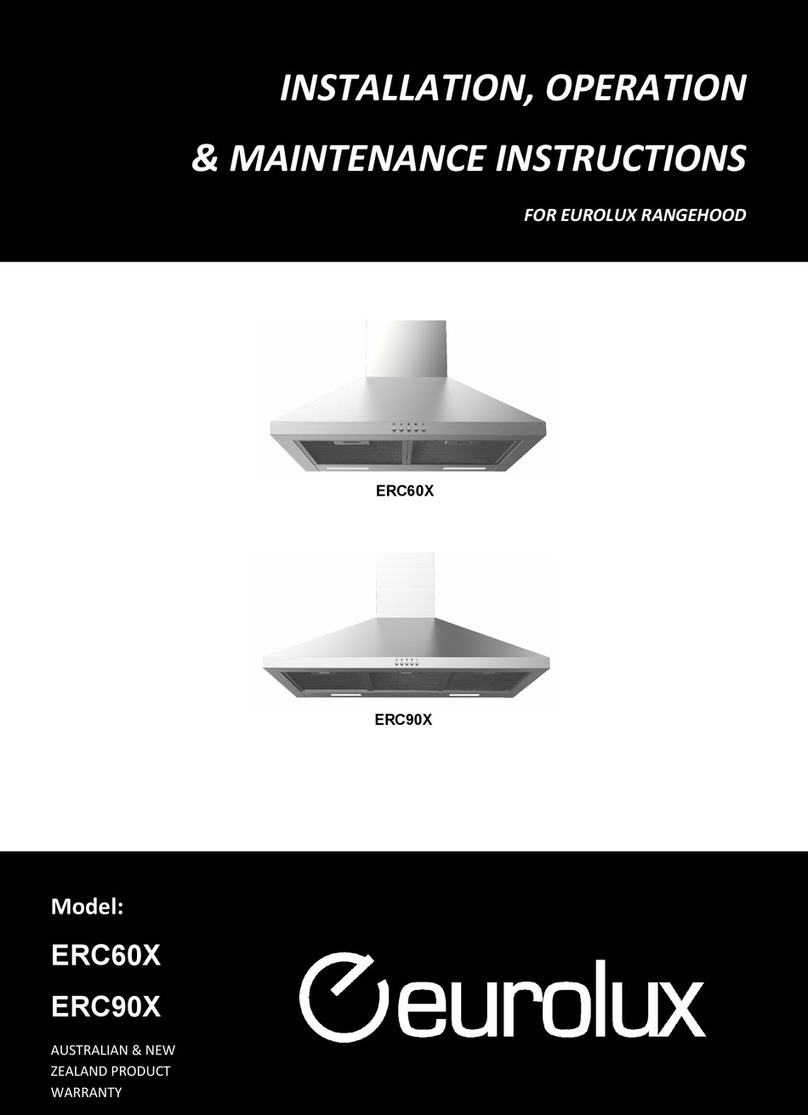 Eurolux ERC60X Installation, operation & maintenance instructions