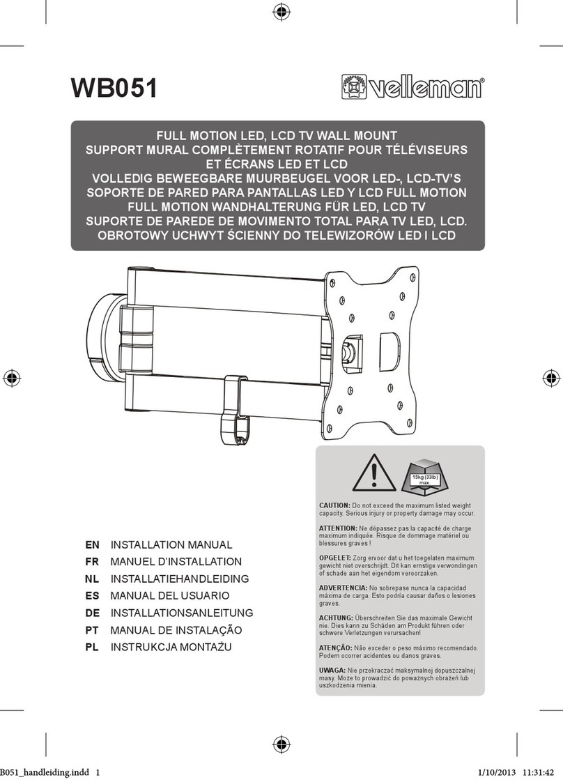 Velleman WB051 installation manual