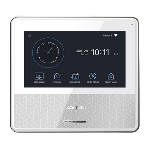 KOCOM KCV-S701IPOE user manual