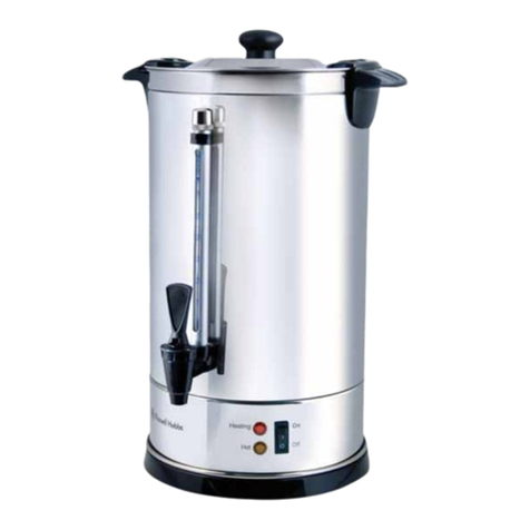 Russell Hobbs salton RHWU88 Product information sheet
