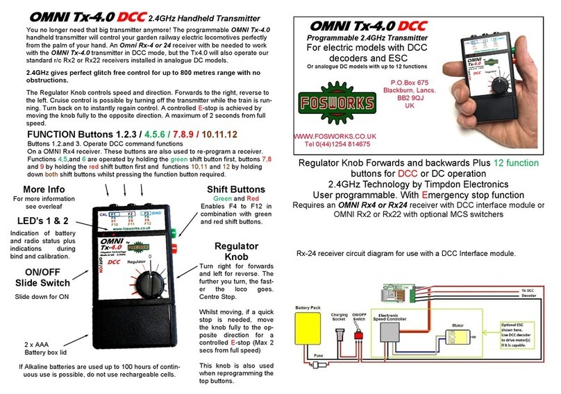 Omni Tx-4.0 DCC quick start guide