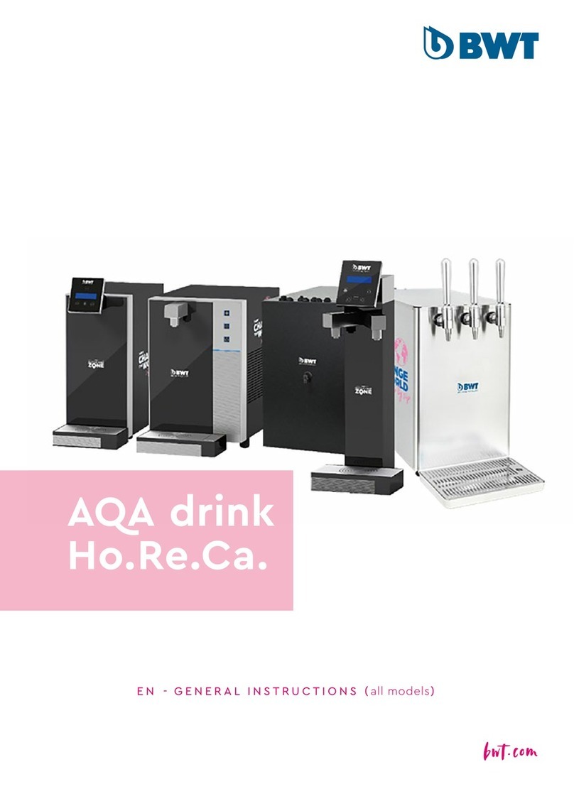 BWT AQA drink Ho.Re.Ca. General instructions