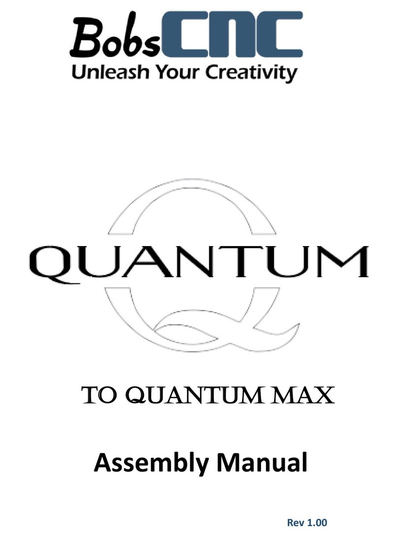 BobsCNC QUANTUM MAX User manual