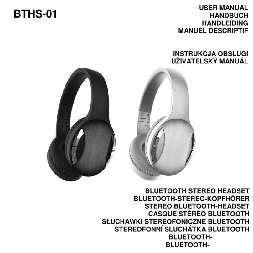 Gembird BTHS-01 User manual Gembird BTHS-01 User manual