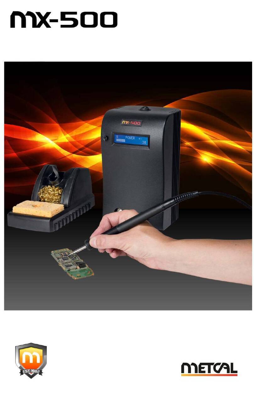 Metcal MX-500S user guide