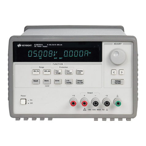 Keysight Technologies E3630 Series User manual