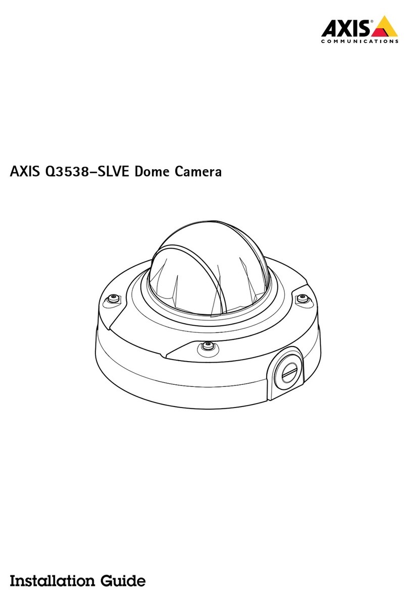 Axis Q3538-SLVE User manual