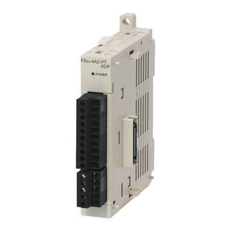 Mitsubishi MELSEC-F FX3U-4AD-PT-ADP User manual