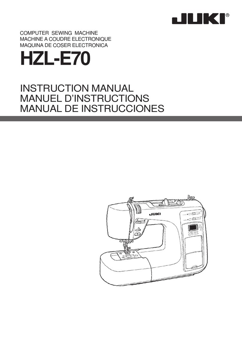 JUKI HZL-E70 instruction manual