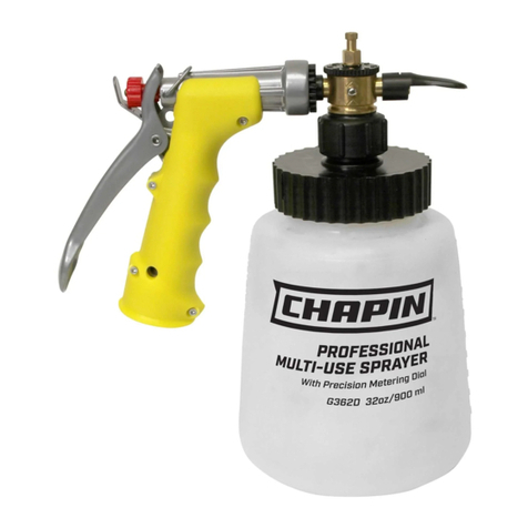 Chapin G362D Instructions and warnings Chapin G362D Instructions and warnings