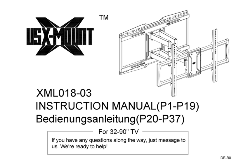 USX-MOUNT XML018-03 User manual USX-MOUNT XML018-03 User manual