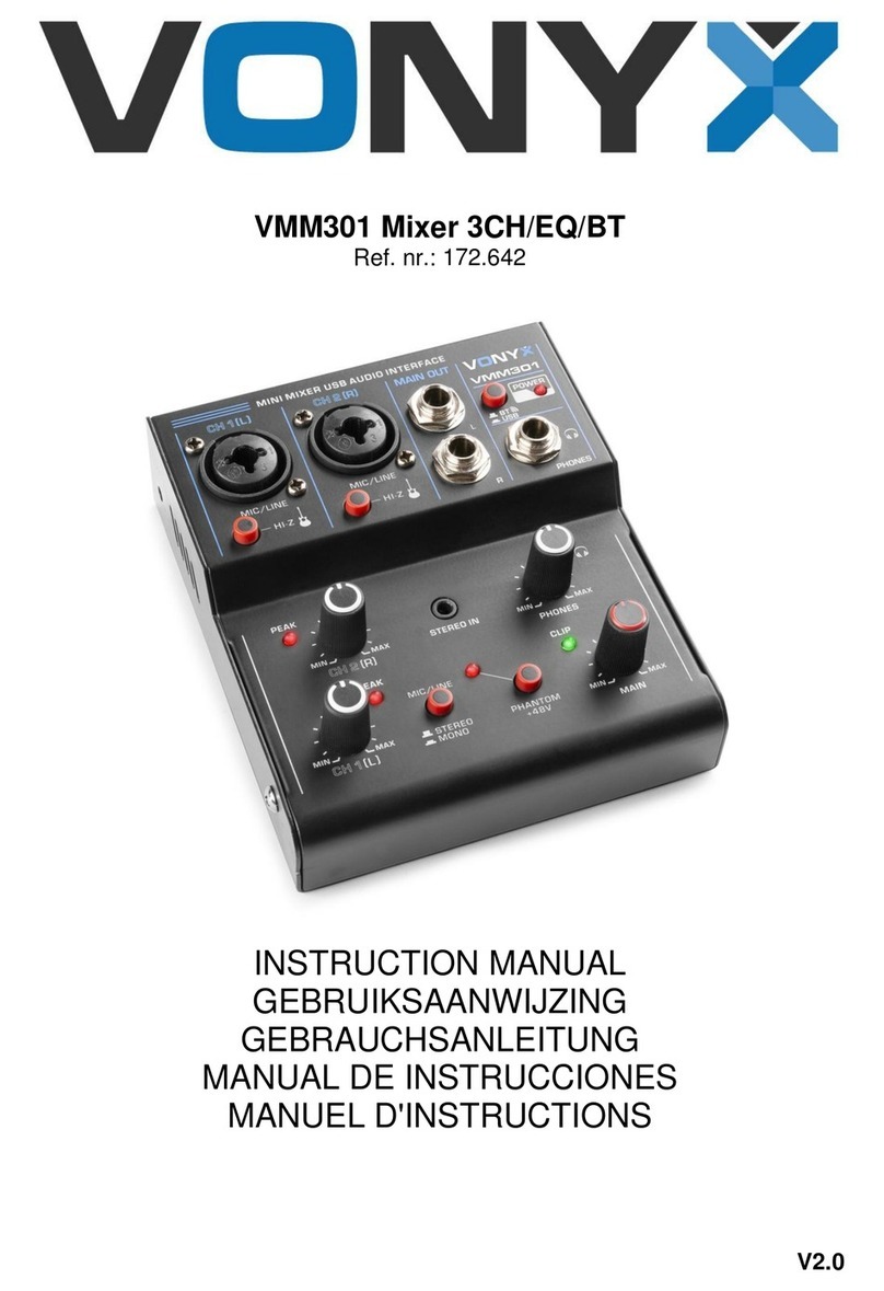 Vonyx VMM301 instruction manual