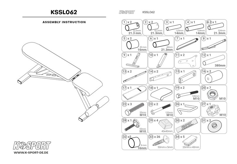 K-SPORT KSSL062 Assembly instruction
