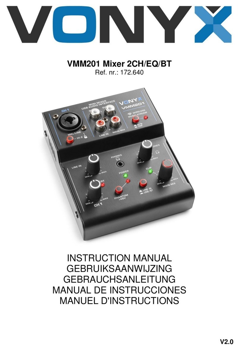 Vonyx VMM201 instruction manual