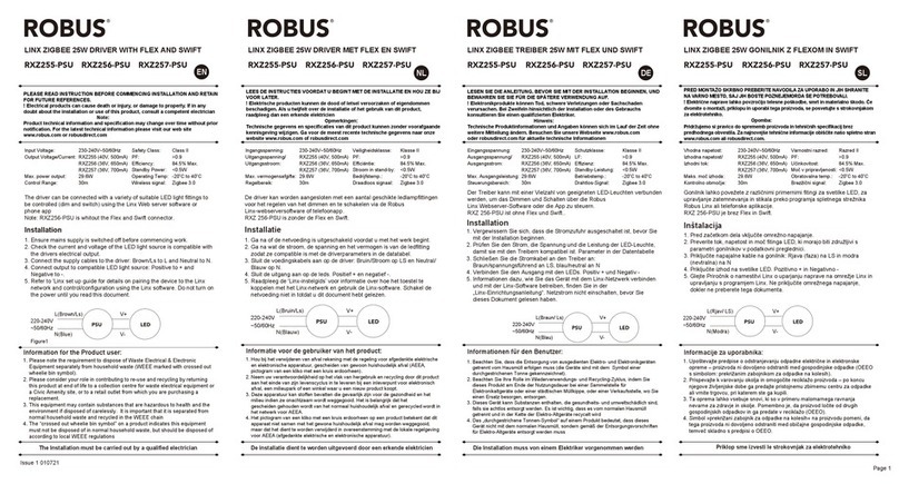 Robus RXZ255-PSU User manual
