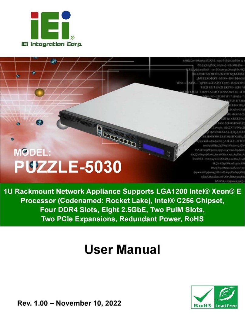 IEI Technology PUZZLE-5030 user manual