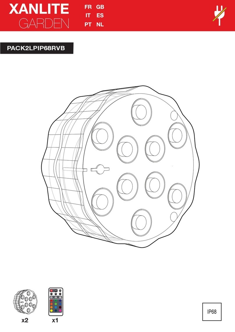 XanLite PACK2LPIP68RVB user manual