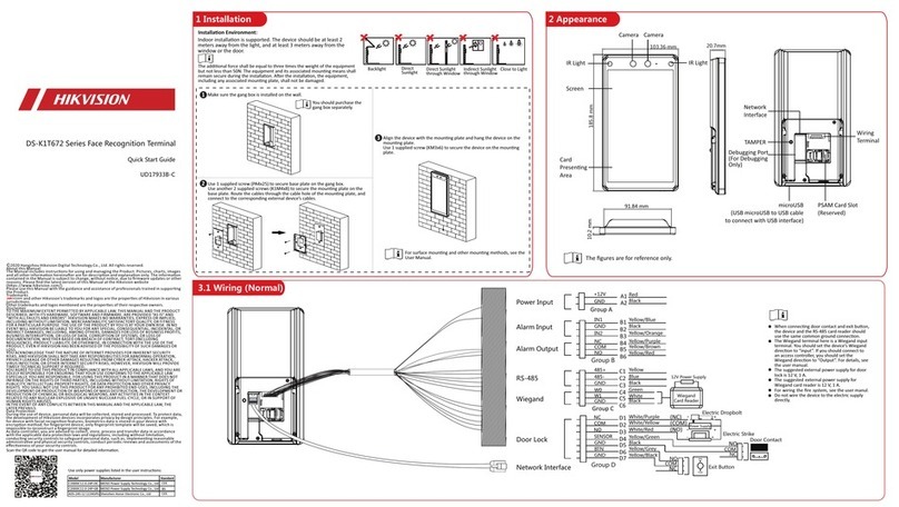 HIK VISION Ultra Series quick start guide