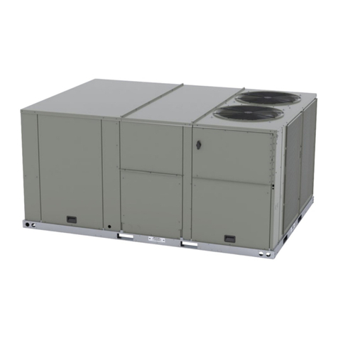 Trane Precedent THJ072A Installation and operating instructions