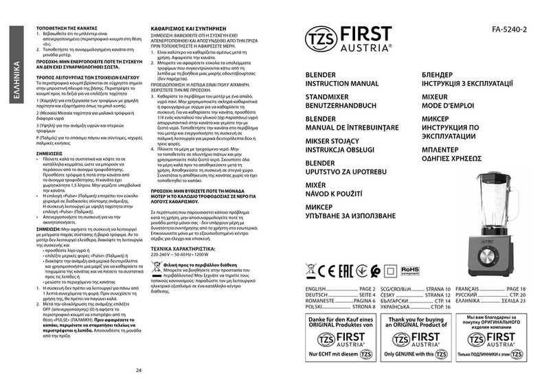 TZS First AUSTRIA FA-5240-2 instruction manual