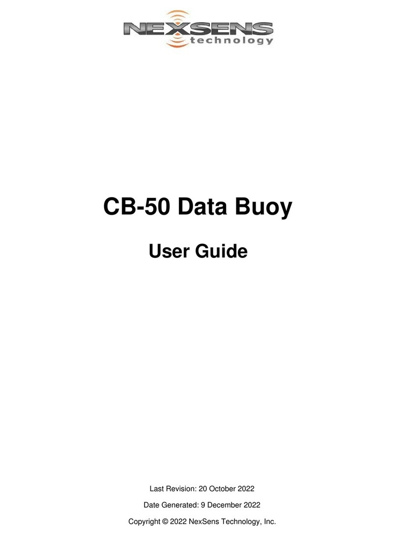 NexSens Technology CB-50 User manual NexSens Technology CB-50 User manual