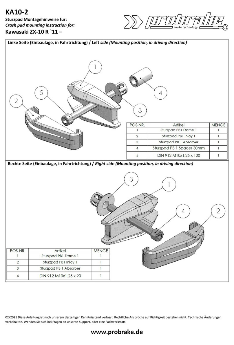 probrake KA10-2 Mounting instruction