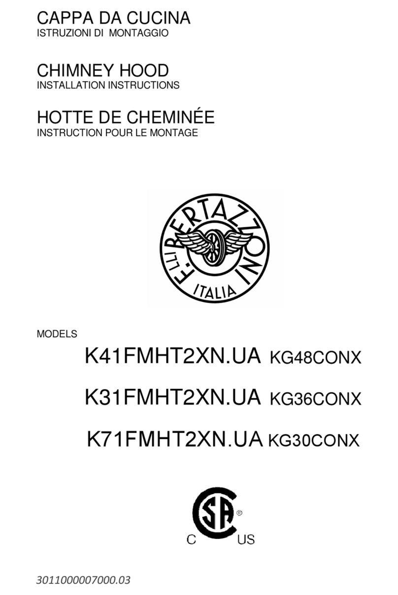 Bertazzoni K71FMHT2XN.UA installation instructions