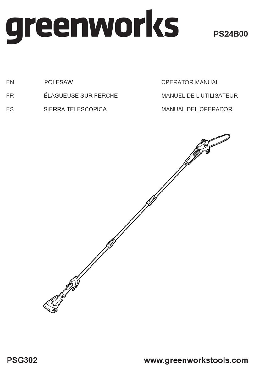 GreenWorks PS24B00 User manual