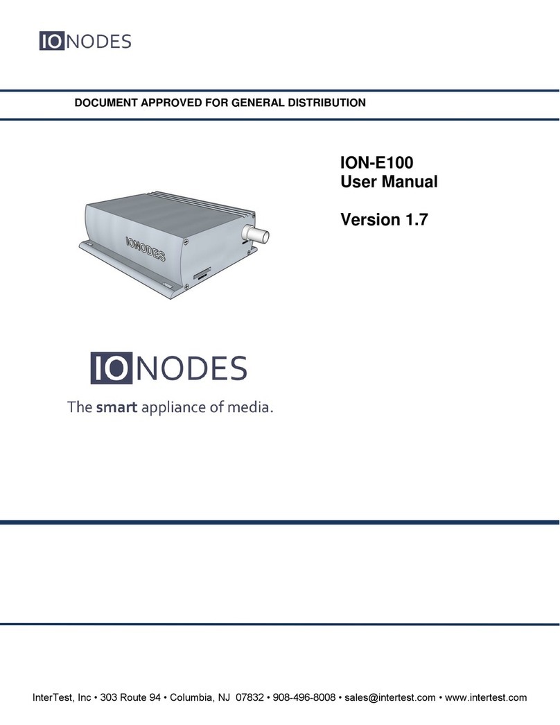 IONODES ION-E100 user manual