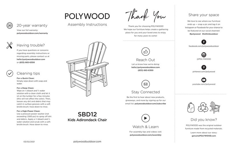 Polywood SBD12 User manual