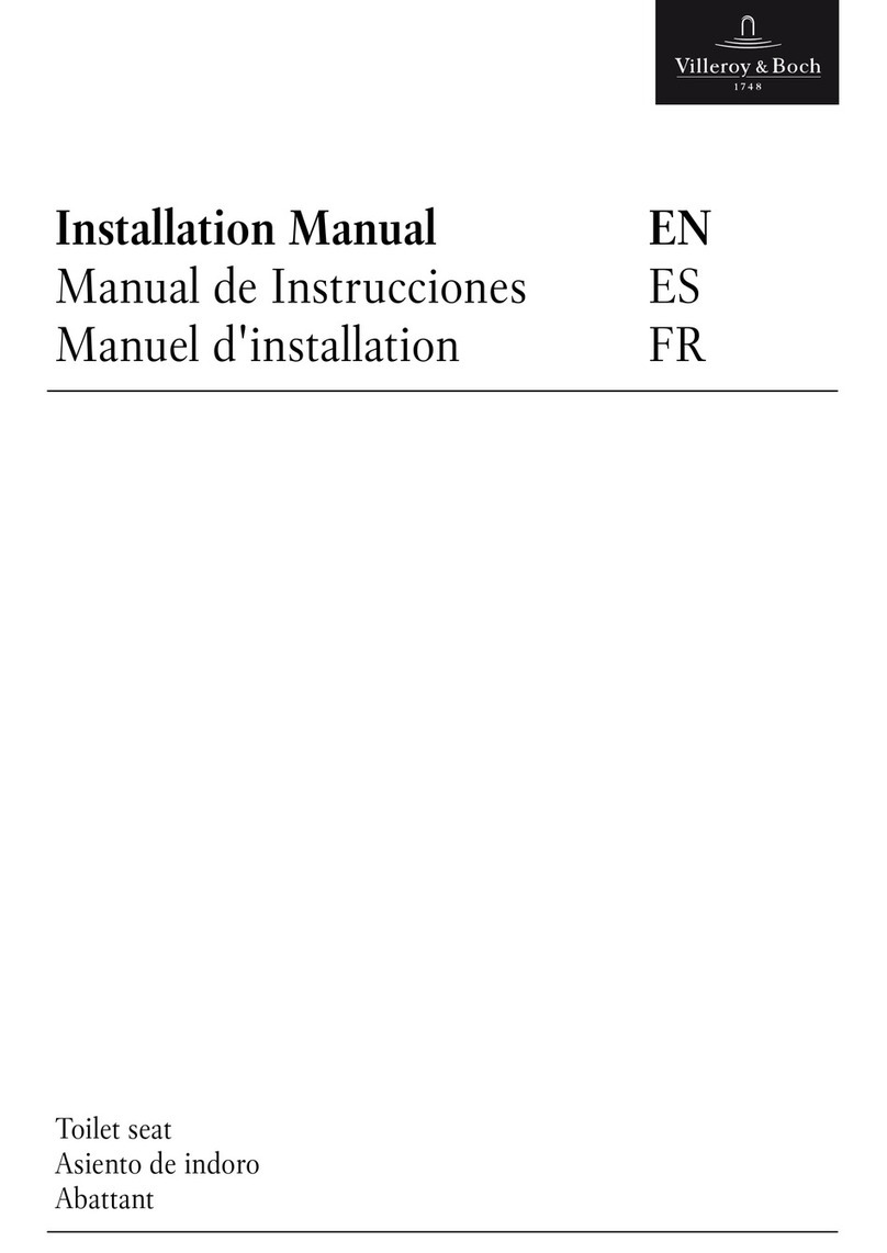 Villeroy & Boch 9M07U101 installation manual