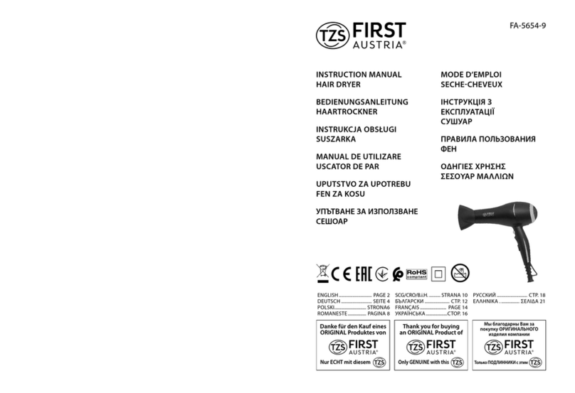TZS First AUSTRIA FA-5654-9 instruction manual