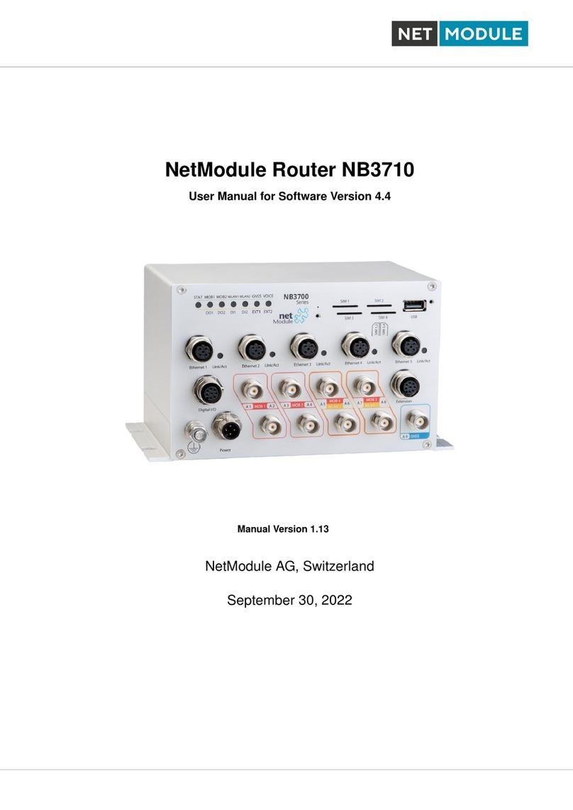 NetModule NB3710 User manual