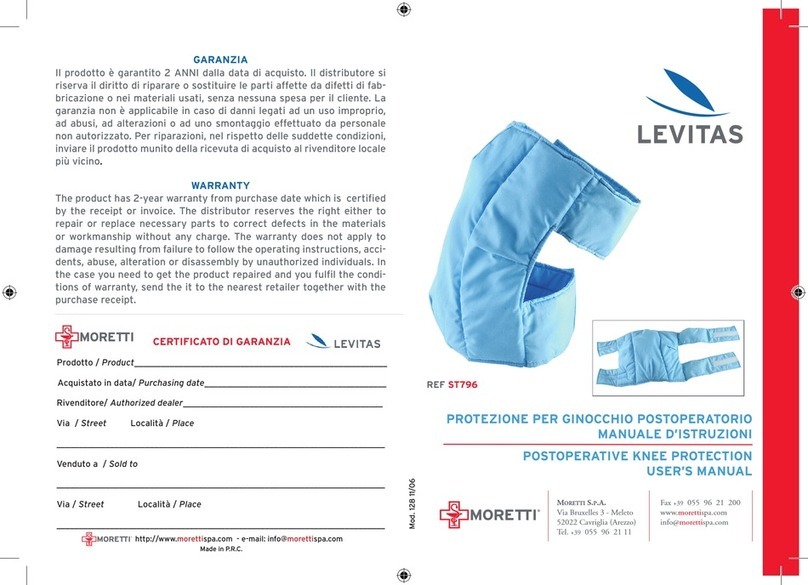 Moretti LEVITAS ST796 User manual