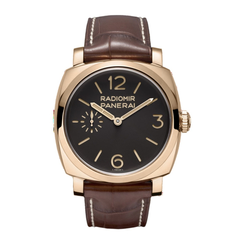 Panerai RADIOMIR 1940 ORO ROSSO Instructions for use