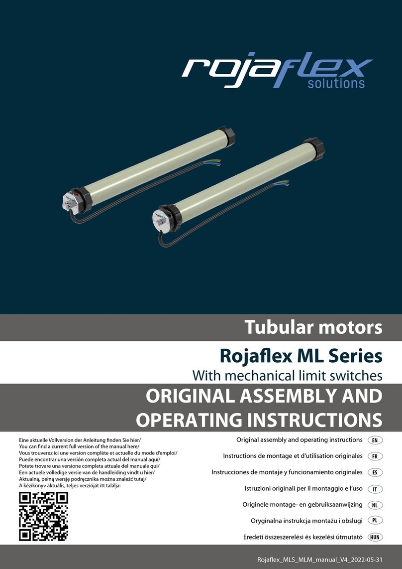 rojaflex ML Series Original assembly and operating instructions rojaflex ML Series Original assembly and operating instructions