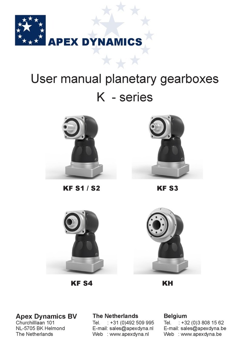 APEX DYNAMICS K Series user manual
