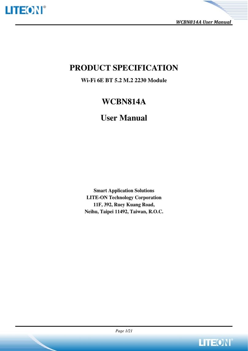 LiteOn WCBN814A User manual
