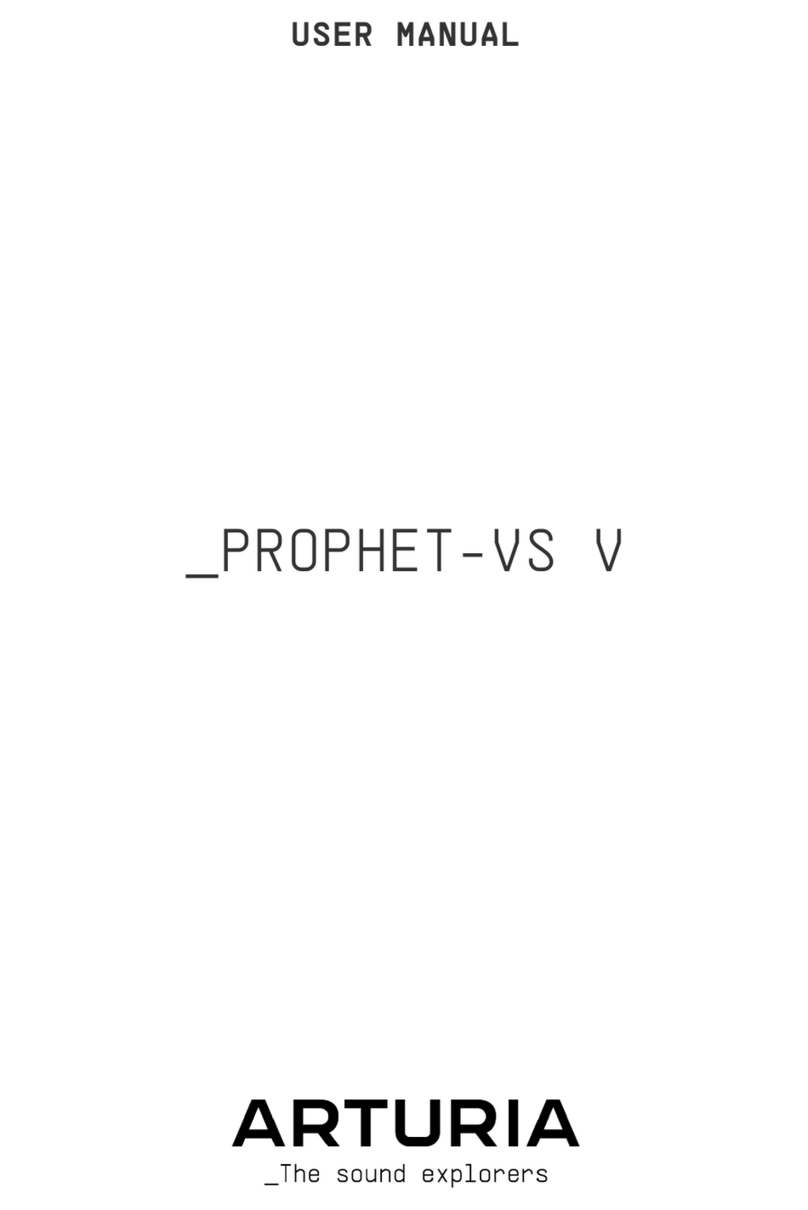 Arturia PROPHET-VS V user manual