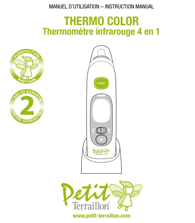 Petit Terraillon THERMO COLOR instruction manual