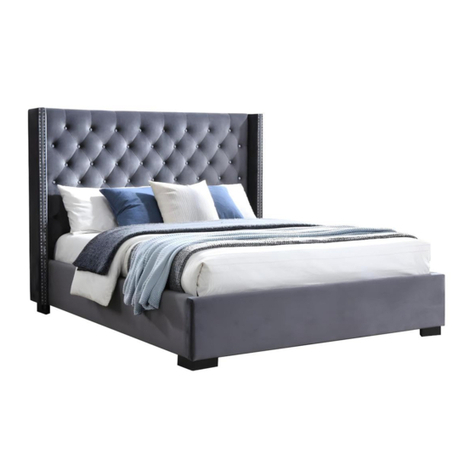 Vente Unique MASSIMO BED User manual Vente Unique MASSIMO BED User manual