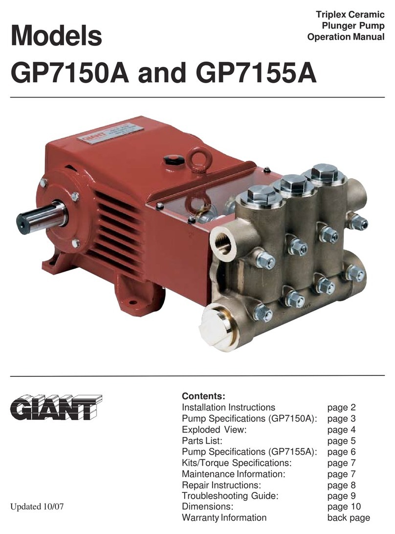 Giant GP7150A Operation manual