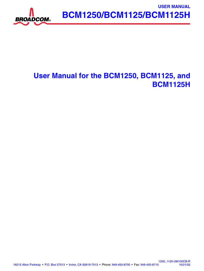 Broadcom BCM1250 user manual