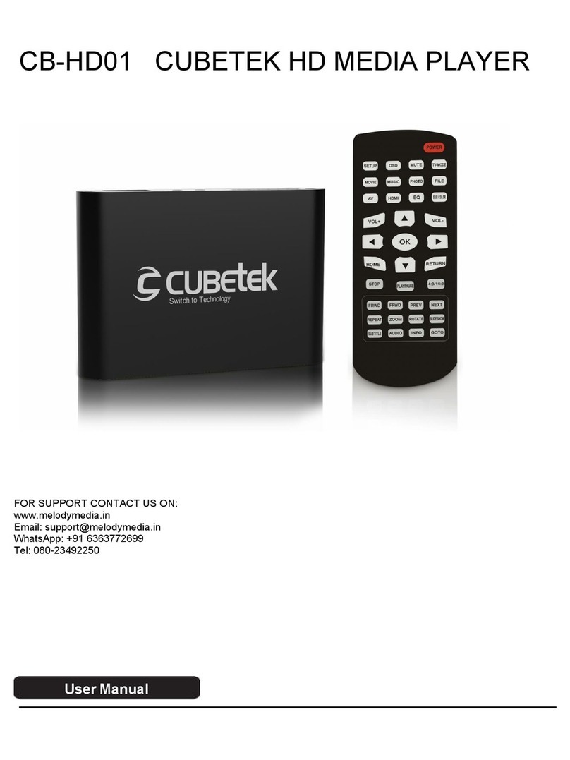 Cubetek CB-HD01 User manual