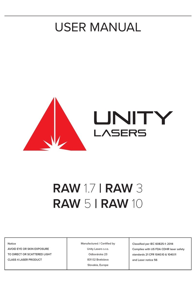 UNITY Lasers RAW 1.7 user manual