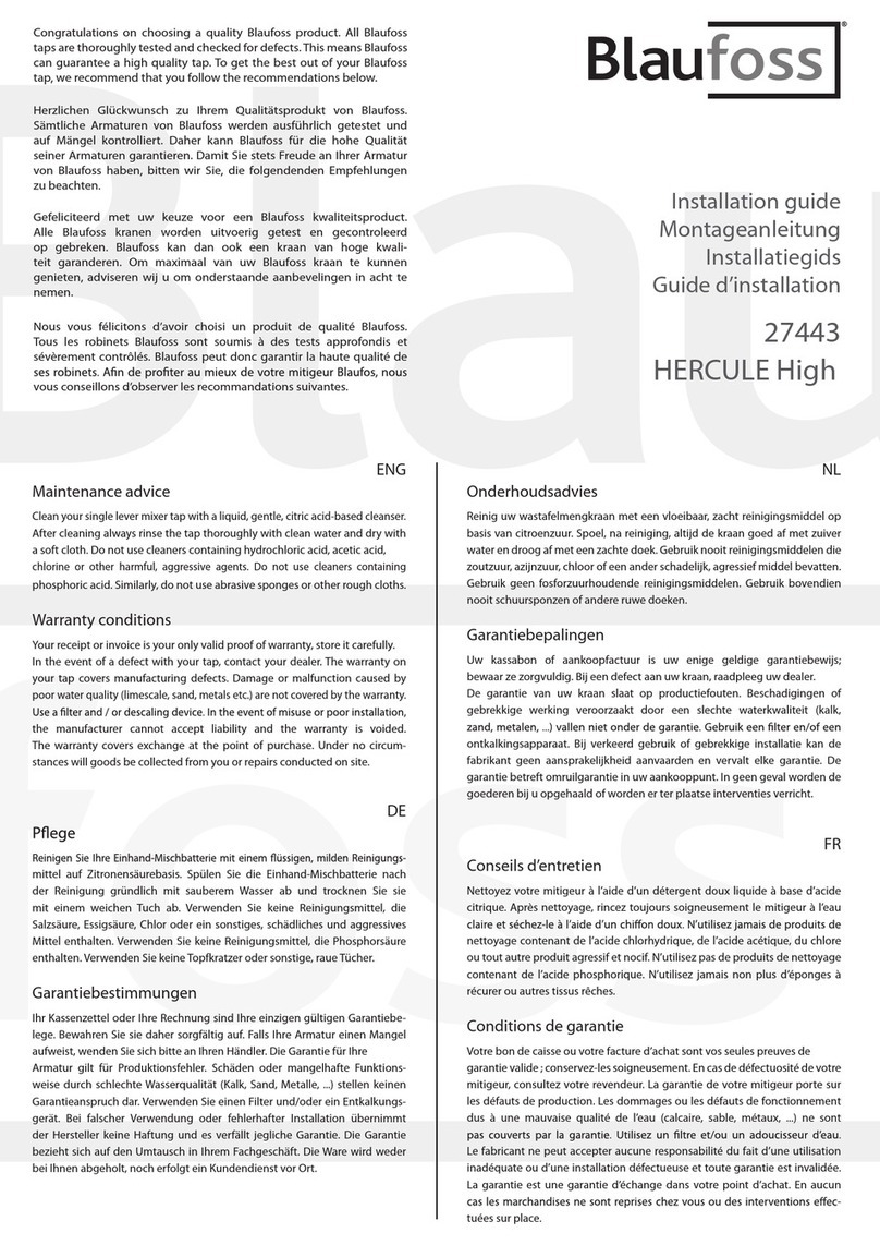 Blaufoss HERCULE High 27443 User manual