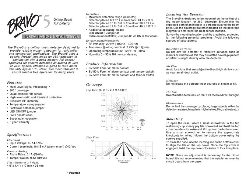DSC BRAVO5 User manual