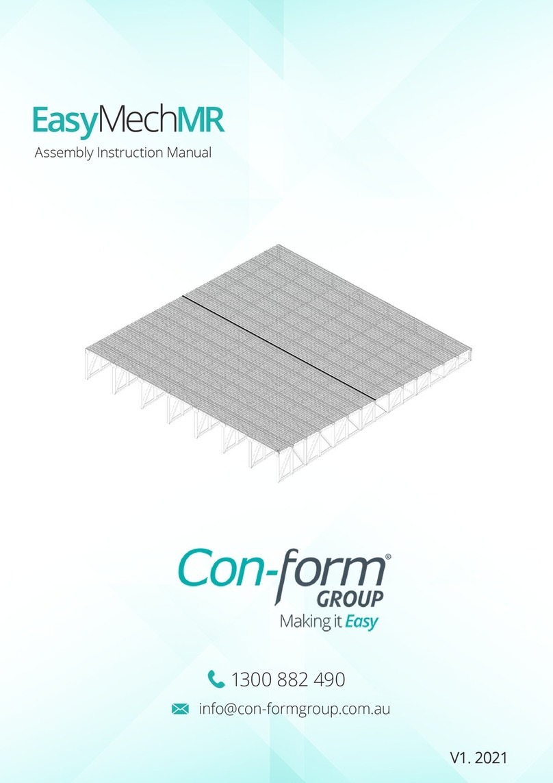 Con-form EasyMechMR Assembly & instruction manual