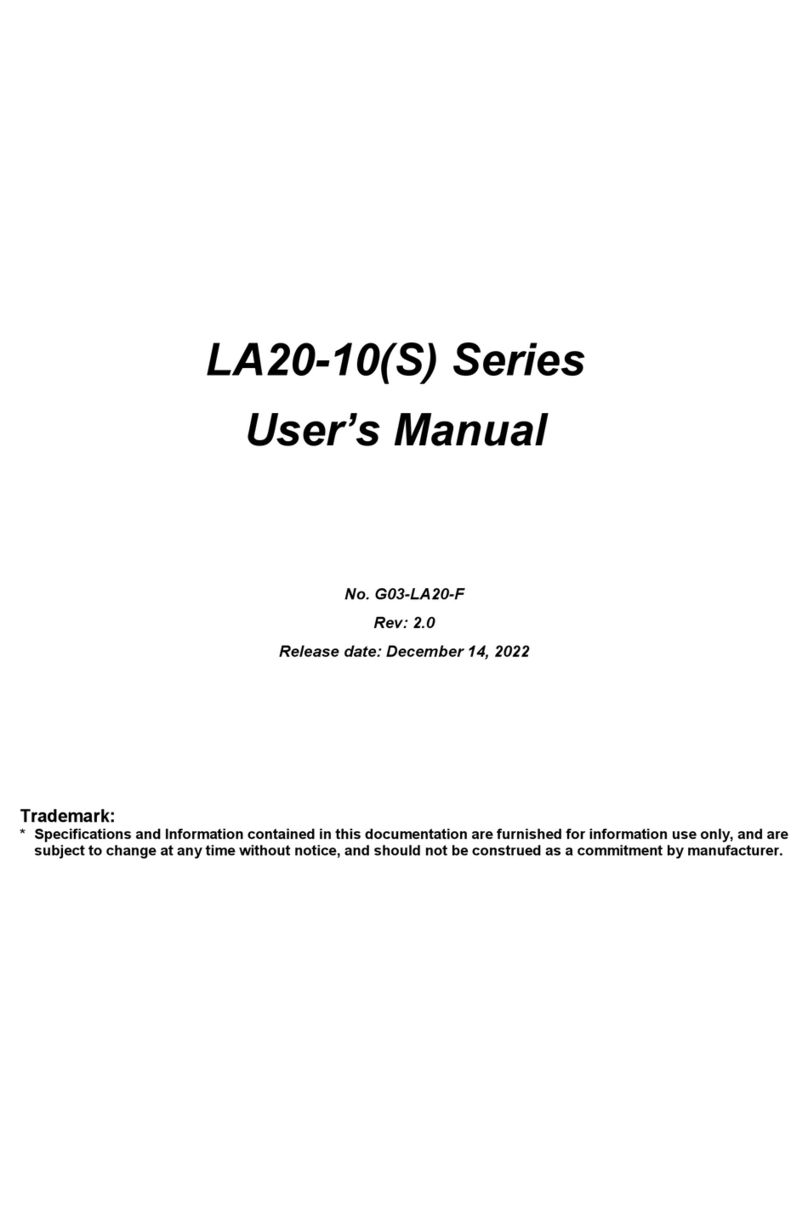 JETWAY LA20-10 Series User manual
